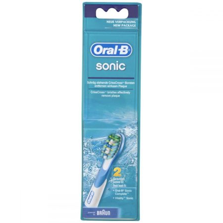 Braun Oral-B SR 18-2 pótkefe Sonic Complete készülékhez 2 db-os