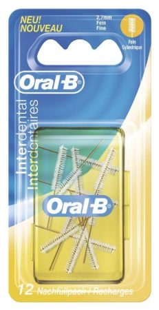 Oral-B Interdental "Fine" pótkefe 2,7mm 12 db 