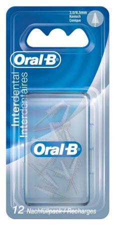 Oral-B Interdental finom kúpos pótkefe 3-6,5 mm 12 db